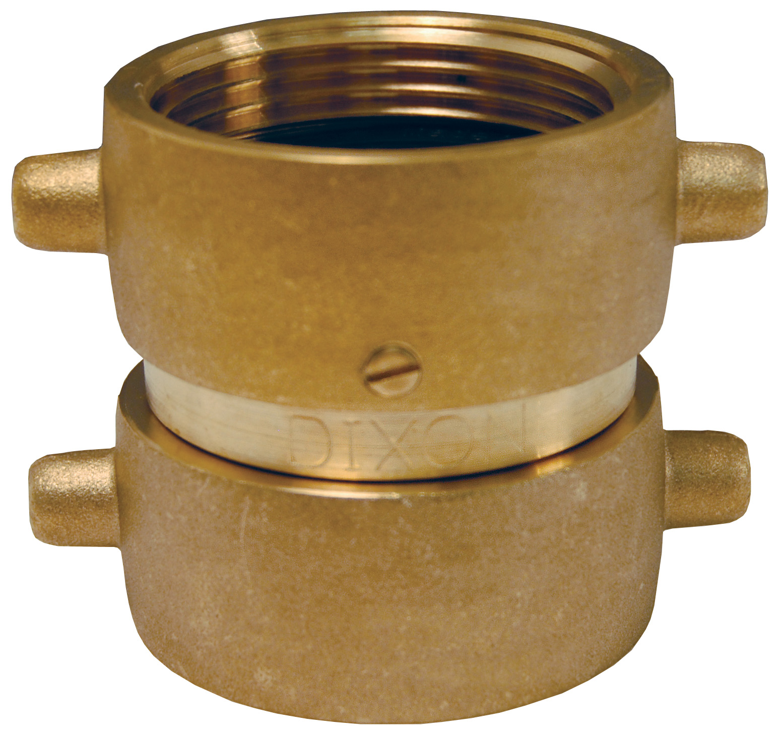 DOUBLE FEMALE SWIVEL PIN LUG BRASS